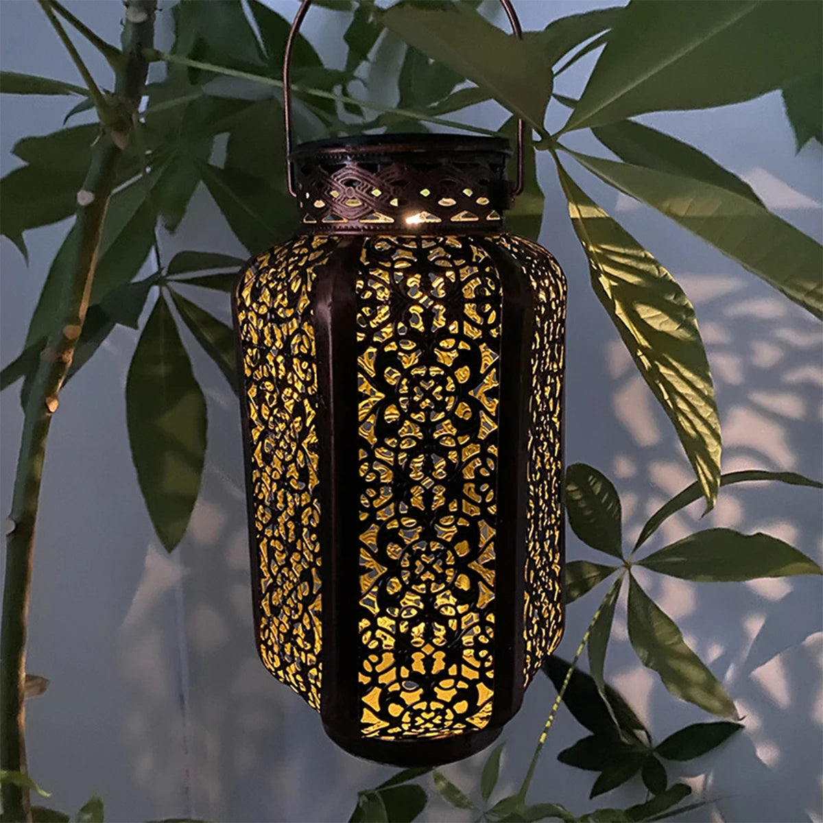 Lanterna Solar LED Retrô