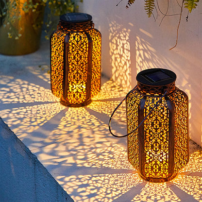 Lanterna Solar LED Retrô