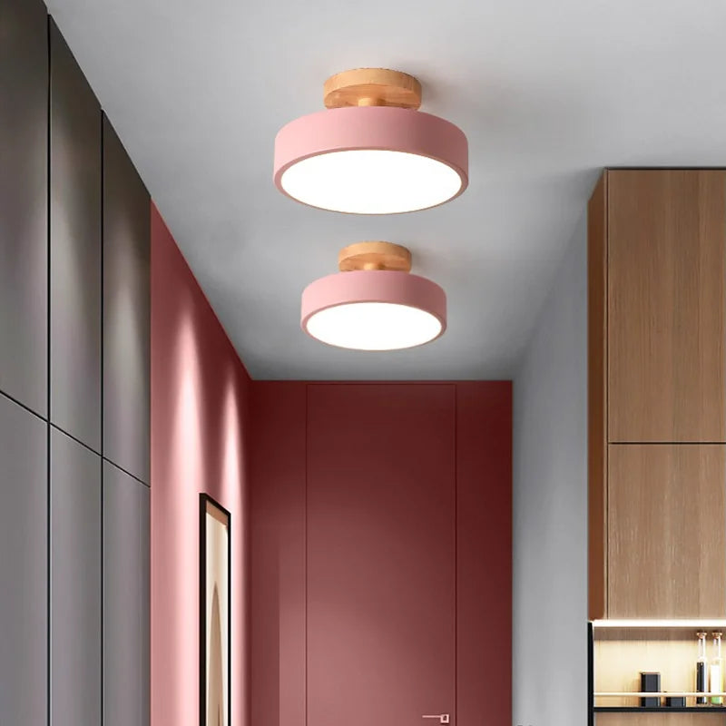 Plafon LED Macaron Nordic