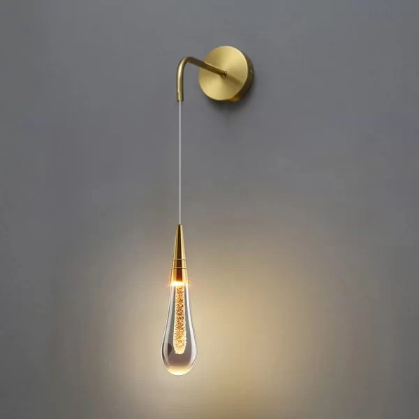 Arandela Cristal Modern Raindrop